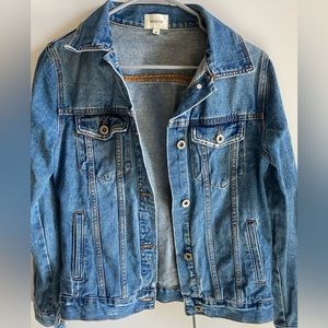 Lightly Distressed Jean Jacket
